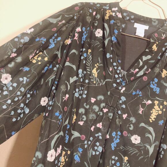 Anna Glover x H&M Cottagecore Floral Flower Print Blouse XS - Picture 2 of 6